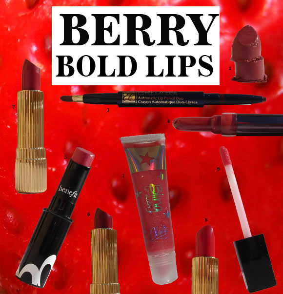 Berry-Bold lips