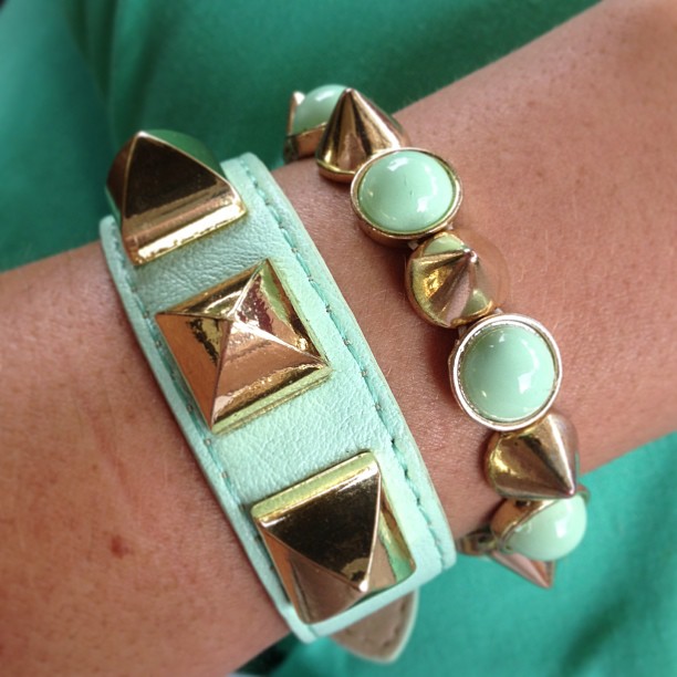 Mint Arm Party | via www.stylescoop.co.za