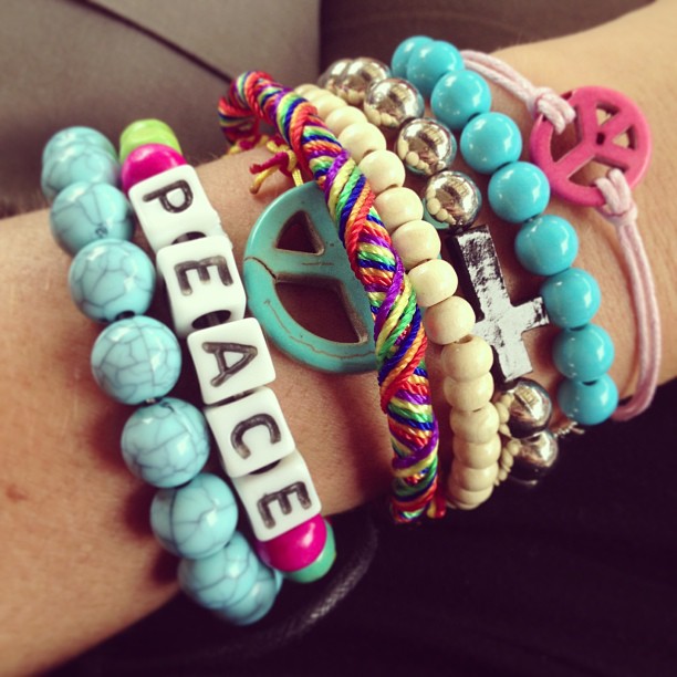 Peace Arm Party | via www.stylescoop.co.za