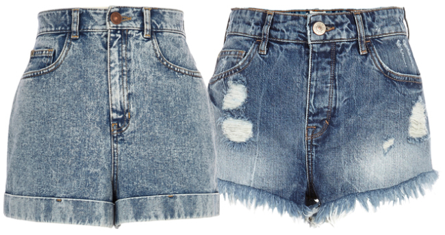 River Island Wardrobe Heros - Summer 2014 - The High Wasited Denim Shorts