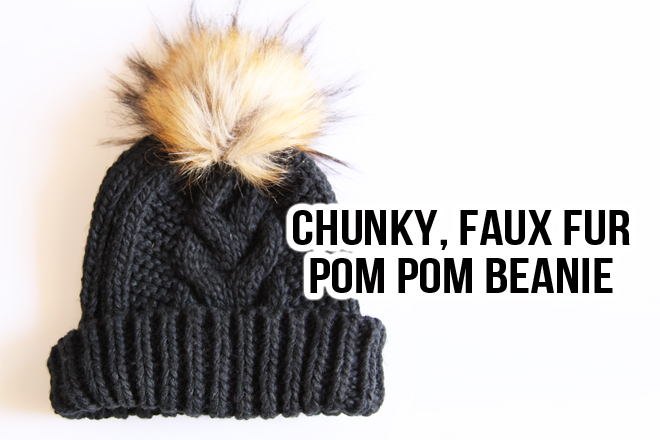 old-khaki-faux-fur-pom-pom-beanie