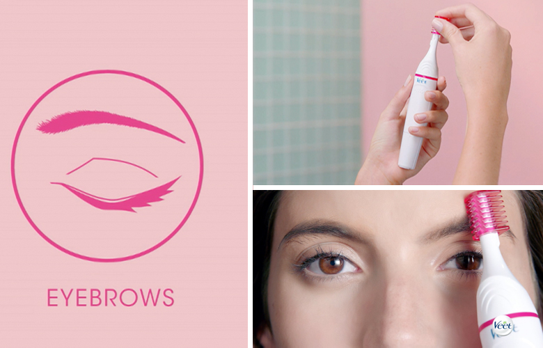 veet-sensitive-touch-electric-trimmer-how-to-shape-brows-step-by-step